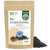 Schwarzkümmel gemahlen BIO 200g von Alpi Nature, Schwarzkümmelsamen...