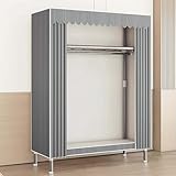 Tragbarer Stoffschrank – Multifunktionaler Kleiderschrank aus Segeltuch...