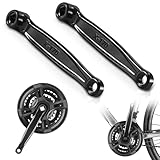 SXTDKMJ 2 Stück Fahrrad Kurbel, Fahrrad Kurbelarm 170mm Crank...