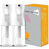 AMOYOX Spray Bottle for hair 2Pack 200ml/6.8oz Fine Mist Spray Bottle Ultra...