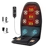 Rückenmassagekissen, Tiefengewebe-Vibrations-Sitzmassagekissen, 2 Stufen...