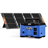 AIVOLT Tragbare Powerstation 1600Wh/1800W mit 100W Solarpanel...