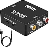 DIGITNOW! AV auf HDMI Konverter,RCA zu HDMI Adapter,Converter Mini 1080P...