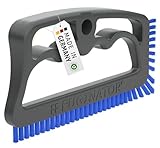 FUGINATOR® Fugenbürste grau/blau - Bürste zur Fugenreinigung in Bad, WC,...