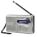 Battery Radio - Kompaktes Radio | Musik Player Am FM Tragbar Integriertem...
