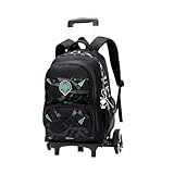 Rucksack Kinder Trolley Rucksack Jungen 10 Jahre Schulrucksack mit Rollen...