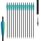 NorthSpoor 14-Stück 20-Zoll-Armbrustpfeile, Jagd-Carbonpfeile für...