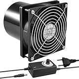 Joycabin Rohrventilator 100mm Abluftventilator Rohrlüfter mit...