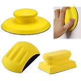 3 Stück Schleifklotz, 5 zoll Schleifblock Mausförmiges Handschleifblock...