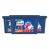 Coral Waschmittel Allin1 Caps Optimal Color Colorwaschmittel für strahlend...
