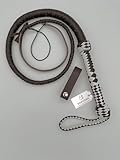 Generisch Echte Bullenlederpeitsche Bullwhip in Weiß/Braun in 3FT und 4FT,...