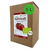 Topsaft Apfelsaft naturtrüb 5 Liter I Bio Fruchtsaft aus frischen Äpfeln...