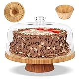 Myiosus Tortenplatte, Kuchenplatte, 6-in-1 Tortenständer, Tortenplatte mit...