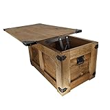 CREATIVE COOPER Couchtisch, holzbox, schatztruhe, aufbewahrungsbox,...
