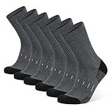 Socken Herren 43-46 39-42 Wandersocken Crew Sportsocken Gepolstert...