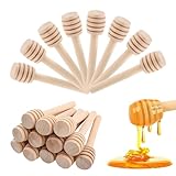 20 Stück Honiglöffel,Honigrührer aus Holz,Honig Rührstäbchen,...