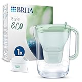 BRITA Wasserfilter-Kanne Style eco Grün (2,4l) inkl. 1 MAXTRA PRO All-in-1...