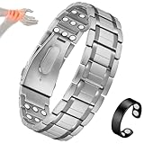 Cigmag Lymphdrainage Magnetarmband Herren Ultrastarke Magnete Reines Titan...