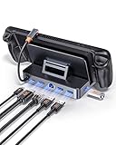 Baseus Steam Deck Dock mit Verstellbares Ständedesign, 6 in 1 für Steam...