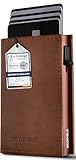 SF SCOFIELD Duality Magflip Slim Wallet mit Münzfach | Kartenetui Herren...