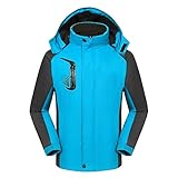 Generisch Windbreaker Damen Fahrradjacke Warm Softshellmantel Wetterfeste...