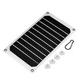 Mobil Solar Ladegerät 10W IP64 Wasserdichtes SolarPanel mit USB Anschluss...