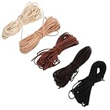 BATHVEVE 5 Stück Teiliges Kunstlederband Weiches Schmuckband für Frauen...