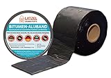 Bitumen Aluband Reparaturband Dichtband Farbe Schwarz 100 mm - Rolle 10...
