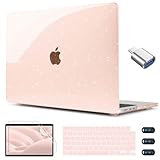 CISSOOK Kompatibel mit MacBook Air 15 Zoll Hülle Glitzer Pink 2025 2024...