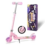 Nattork Scooter für Kinder, Tretroller für Mädchen & Jungen, Tragbar,...