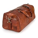 Berliner Bags Vintage Weekender Oslo Reisetasche aus Leder Damen Herren...