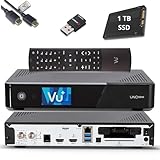 VU+ UNO 4K SE E2 Linux Sat Receiver + 1TB SSD & WLAN 300 (DVB-S2 FBC Twin...