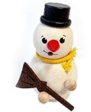 Rudolphs Schatzkiste Mini-Räuchermann Kleiner weißer Schneemann mit...