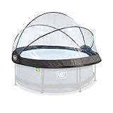 Exit Toys Eco Pool Dome ECO 244 cm, transparent, faltbar, geeignet für...