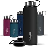 720°DGREE Edelstahl Trinkflasche 1200ml “noLimit” - Auslaufsicher,...
