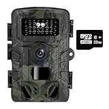 Wildkamera mit Bewegungssensor Nachtsicht - Wildkamera Testgewinner 58MP...