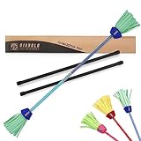 Diabolo Freizeitsport Flowerstick Pro (blau-türkis) – Profi-Flowerstick...