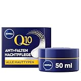 NIVEA Q10 Anti-Falten Power Regenerierende Nachtpflege (50 ml), straffende...