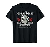 Clan Johnstone Tartan Wappen Kilts Whisky Chaos T-Shirt