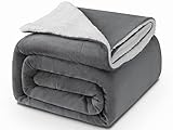 KANKAEU Kuscheldecke 200x230 cm, 550GSM Dicke und Warm Sherpa Decke,...