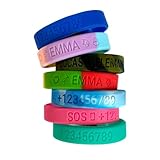 TAGGIE® SOS Silikonarmband personalisiert – Notfallarmband für Kinder...