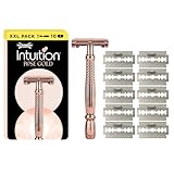 Wilkinson Sword - Intuition Rosé Gold Rasierhobel für Frauen, Rasierhobel...