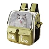Wander-Katzentragetasche, Haustier-Tragerucksack, Reise-Katzenrucksack,...