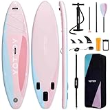 YOTTOY Aufblasbares Stand Up Paddle Board (SUP) 12'15.2 cm - Ultrastabiles,...