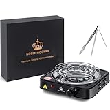 NOBLE HOOKAH Shisha Kohleanzünder für Shisha Kohle Elektrisch Kohlegrill...