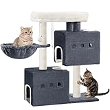 Hzuaneri Kratzbaum, 75 cm Stabil Katzenbaum, Katzenkratzbaum mit Großer...