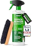 PRINOX® Profi Teppichreiniger 580ml - Teppichboden Reiniger inkl. Teppich...