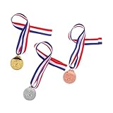 VANZACK 3 Stück Gold Silber Bronze Medaillen für Erwachsene...