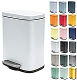 Spirella - Treteimer AKIRA aus Edelstahl - Soft-Close,...