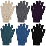 Boyiee 6 Paar Strickhandschuhe Erwachsene Vollfinger Handschuhe für Unisex...